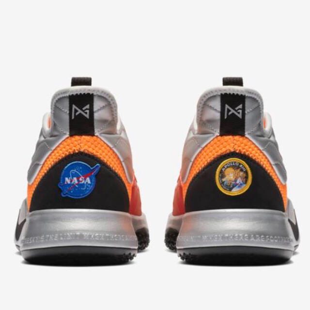 NIKE(ナイキ)の【28.5cm】NASA × NIKE PG 3 TOTAL ORANGE メンズの靴/シューズ(スニーカー)の商品写真