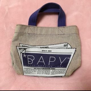 【お買い得‼︎】ミニトートバッグ BAPY 