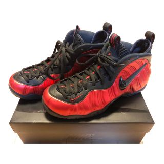 ナイキ(NIKE)のNIKE AIR FOAMPOSITE PRO 28.5cm 美品 レッド(スニーカー)