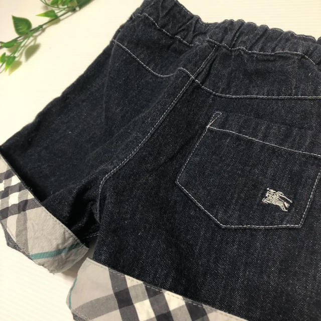 BURBERRY(バーバリー)の専用！バーバリー パンツ 80 ☆ 折り返しチェック  日本製 春 夏  キッズ/ベビー/マタニティのベビー服(~85cm)(パンツ)の商品写真