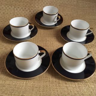 タチキチ(たち吉)のたち吉RICHFIELDカップ&ソーサー5客セット(グラス/カップ)