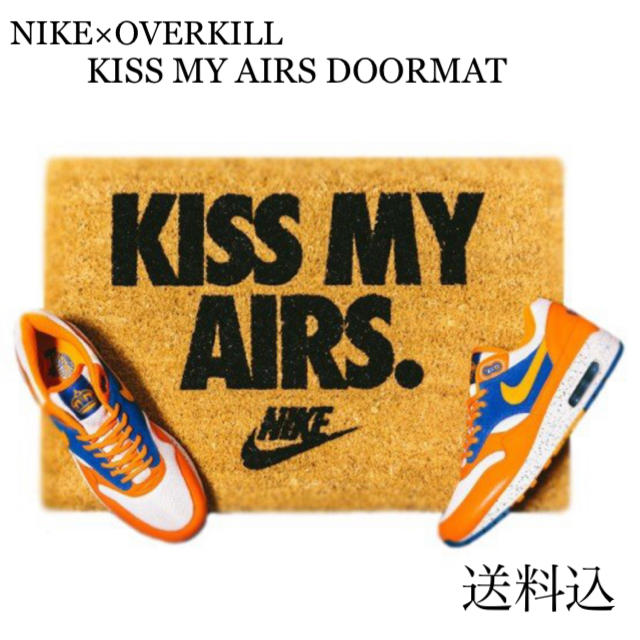 NIKE(ナイキ)のNIKE×OVERKILL KISS MY AIRS DOORMAT インテリア/住まい/日用品のラグ/カーペット/マット(玄関マット)の商品写真