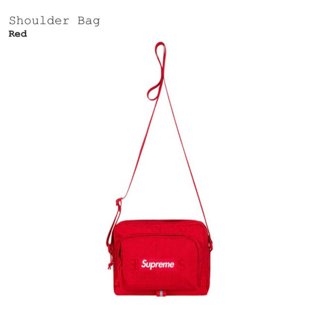 Supreme(シュプリーム)の【19SS】Shoulder Bag Red メンズのバッグ(ショルダーバッグ)の商品写真