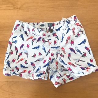 オールドネイビー(Old Navy)のオールドネイビー 鳥柄 ショートパンツ 100(パンツ/スパッツ)