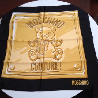 モスキーノ(MOSCHINO)の新品未使用✨モスキーノ シルクスカーフ(バンダナ/スカーフ)