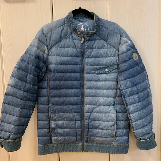 MONCLER(モンクレール)のJOTT デニムライダースダウン サイズS メンズのジャケット/アウター(ダウンジャケット)の商品写真