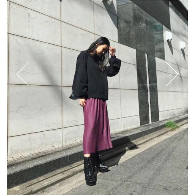 moussy(マウジー)のランダムプリーツスカート レディースのスカート(ロングスカート)の商品写真