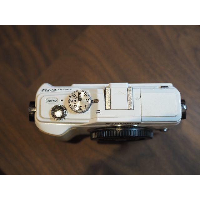 OLYMPUS ミラーレス一眼 E-PL2 レンズキット White 白