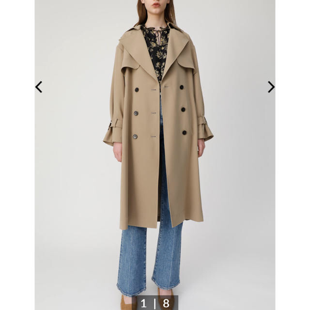 moussy(マウジー)の深キョン着用色違い♡MOUSSY over silhouette trench レディースのジャケット/アウター(トレンチコート)の商品写真