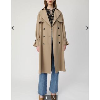 マウジー(moussy)の深キョン着用色違い♡MOUSSY over silhouette trench(トレンチコート)