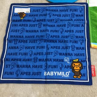 アベイシングエイプ(A BATHING APE)のmaip808様専用 BABYMILOハンカチ.タオルセット(帽子)