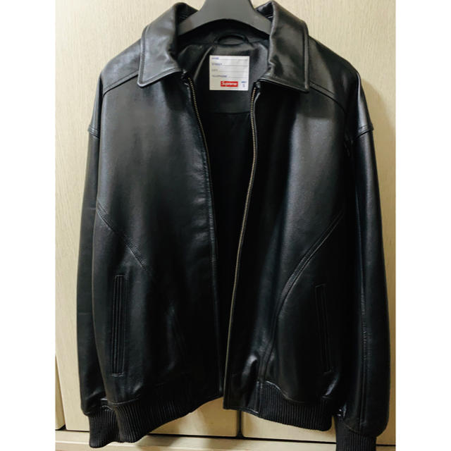 supreme STUDDED ARC LOGO LEATHER JACKET