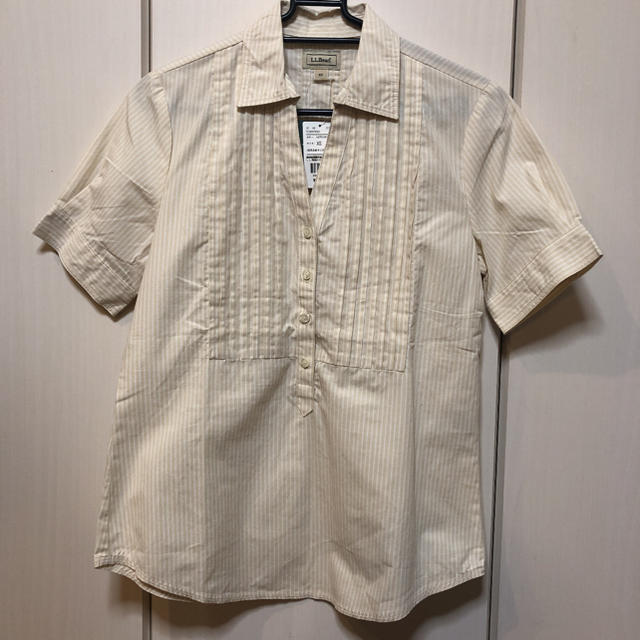 L.L.Bean(エルエルビーン)のLLBEAN ストライプシャツ レディースのトップス(シャツ/ブラウス(半袖/袖なし))の商品写真