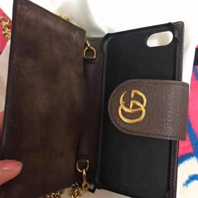 Gucci(グッチ)のGUCCI iPhoneケース スマホ/家電/カメラのスマホアクセサリー(iPhoneケース)の商品写真