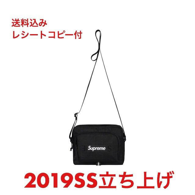 Supreme 2019ss shoulderbag black