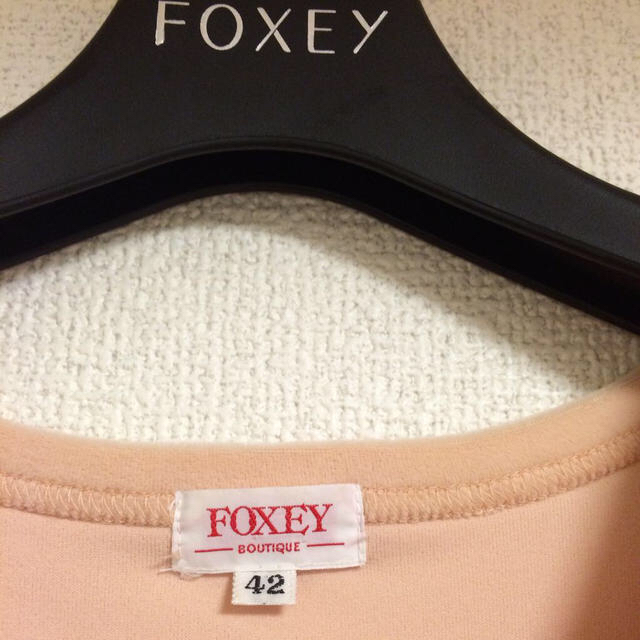 FOXEY(フォクシー)の更にお値下げ♡FOXEY♡ピンクベロア♡ レディースのワンピース(ひざ丈ワンピース)の商品写真