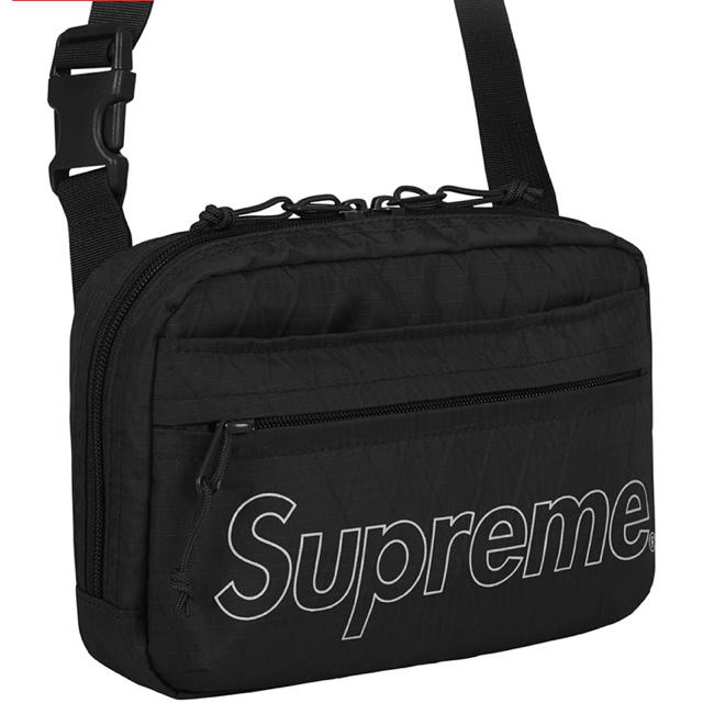 supreme 18AW Shoulder Bag   Black