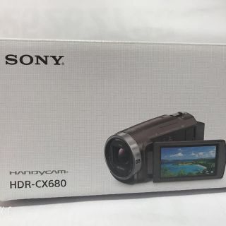 ソニー(SONY)の《値下げ》SONY HDR-CX680 レッド(ビデオカメラ)