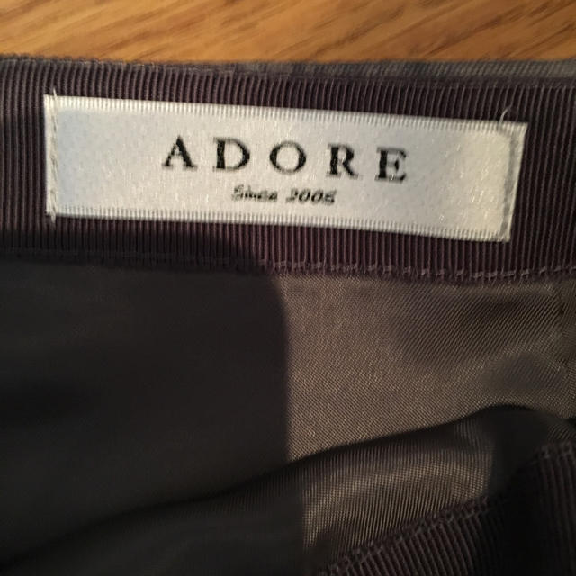 ADORE(アドーア)のsaori様専用ADORE 台形スカート➕スタンニングルアー  レディースのスカート(ミニスカート)の商品写真