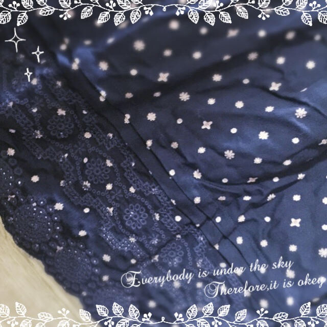 ikka(イッカ)のフラワードット♡ナチュラルロングスカート レディースのスカート(ロングスカート)の商品写真