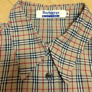 バーバリー(BURBERRY)の90sレアデザイン ダブルカフス バーバリー チェックシャツ(シャツ/ブラウス(長袖/七分))