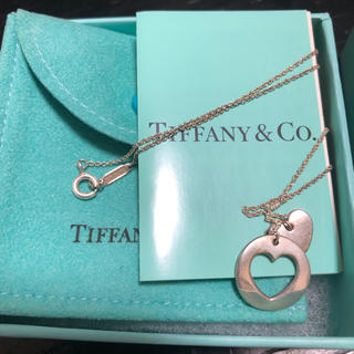 ティファニー(Tiffany & Co.)のティファニー ネックレス シルバー ハート(ネックレス)