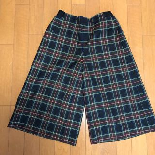 ユニクロ(UNIQLO)の【お値下げ】UNIQLO チェックガウチョパンツ Sサイズ 中古(その他)