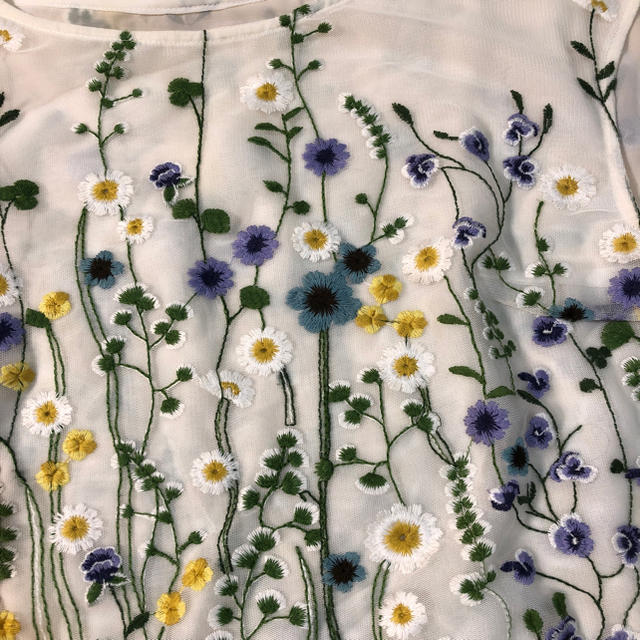 anatelier(アナトリエ)の刺繍 トップス レディースのトップス(シャツ/ブラウス(半袖/袖なし))の商品写真