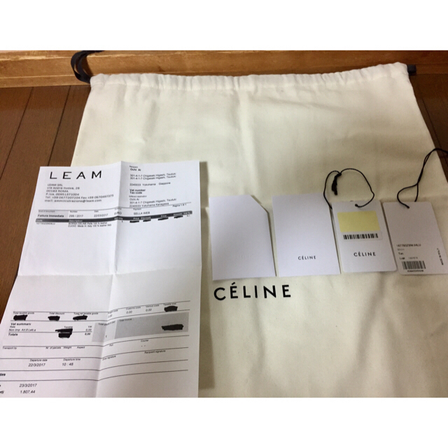 celine(セリーヌ)のはるなゆ様専用♪【美品！】CELINEセリーヌマイクロラゲージ　レシート付き♪ レディースのバッグ(ハンドバッグ)の商品写真