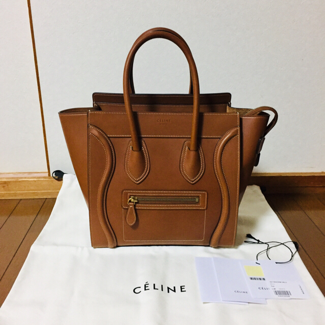 celine(セリーヌ)のはるなゆ様専用♪【美品！】CELINEセリーヌマイクロラゲージ　レシート付き♪ レディースのバッグ(ハンドバッグ)の商品写真