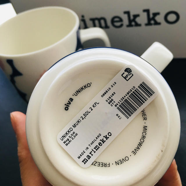 マリメッコ マグカップ UNIKKO Marimekko フィンエアー ウニッコ