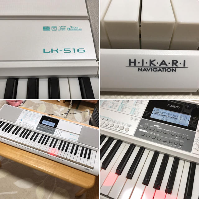 CASIO(カシオ)のCASIO カシオ 光ナビゲーションキーボード LK-516 楽器の鍵盤楽器(キーボード/シンセサイザー)の商品写真