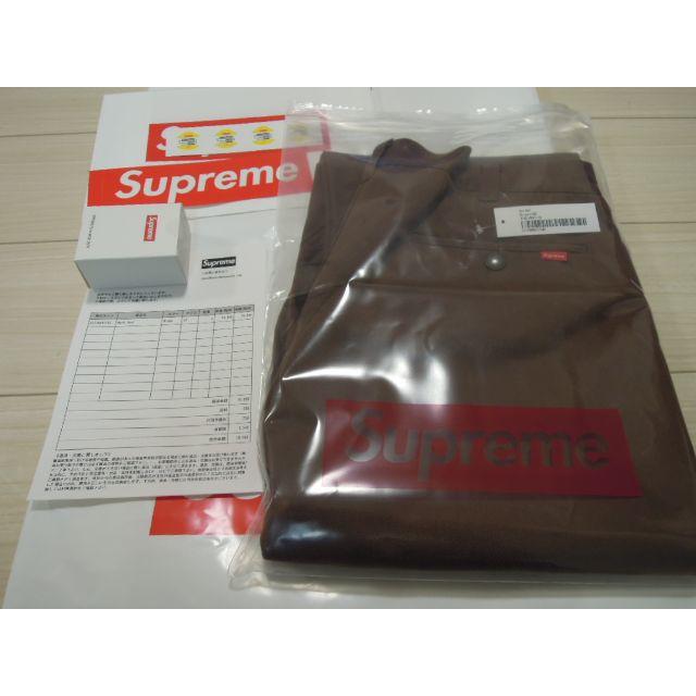 Supreme(シュプリーム)のSupreme 19SS Work Pant  32inc Brown メンズのパンツ(ワークパンツ/カーゴパンツ)の商品写真