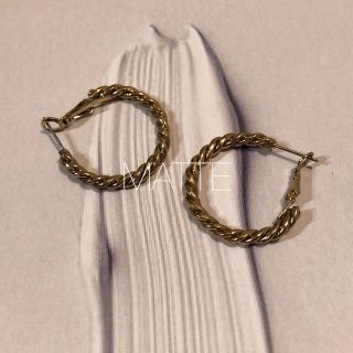 ユナイテッドアローズ(UNITED ARROWS)のtwist hoop pierce S(ピアス)