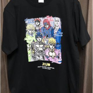 アベイル(Avail)のジョジョの奇妙な冒険 黄金の風 アベイル コラボTシャツ ブチャラティチーム 黒(Tシャツ/カットソー(半袖/袖なし))