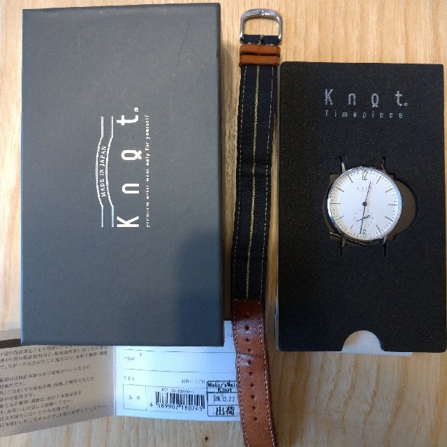 Knot/not(ノットノット)のknot 腕時計 専用 メンズの時計(腕時計(アナログ))の商品写真