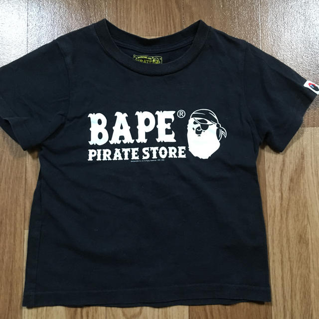 A BATHING APE(アベイシングエイプ)のエイプ Tシャツ サイズ100 訳あり キッズ/ベビー/マタニティのキッズ服男の子用(90cm~)(Tシャツ/カットソー)の商品写真