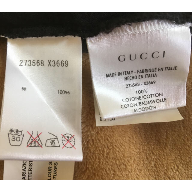 Gucci(グッチ)のanob様専用 GUCCI メンズ Black ロングTシャツ L used メンズのトップス(Tシャツ/カットソー(七分/長袖))の商品写真