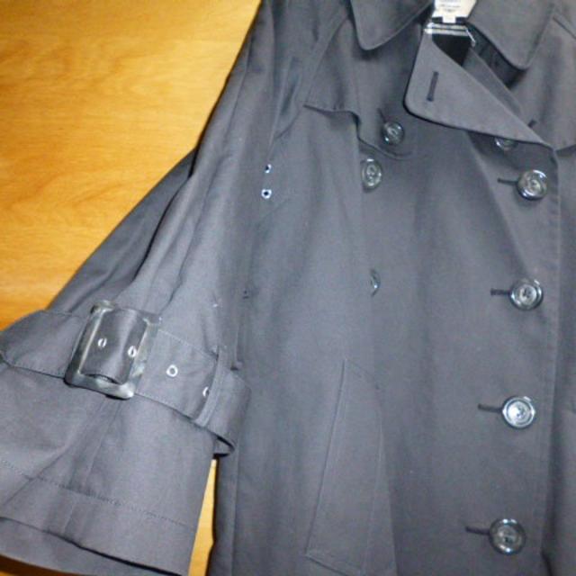 Kaon(カオン)のカオンKAONトレンチコート36グレー美品ベル袖ライナー付き レディースのジャケット/アウター(トレンチコート)の商品写真