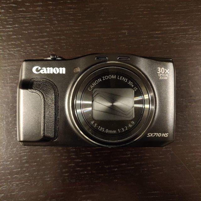 【美品】Canon PowerShot SX710 HS ブラックコンパクトデジタルカメラ