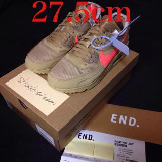 オフホワイト(OFF-WHITE)の【END】Off-White Nike AirMax90 27.5 US9.5(スニーカー)