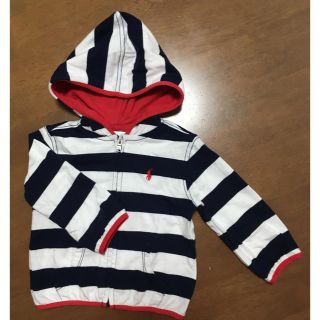 ラルフローレン(Ralph Lauren)のパーカー 12M (ストライプ)(カーディガン/ボレロ)