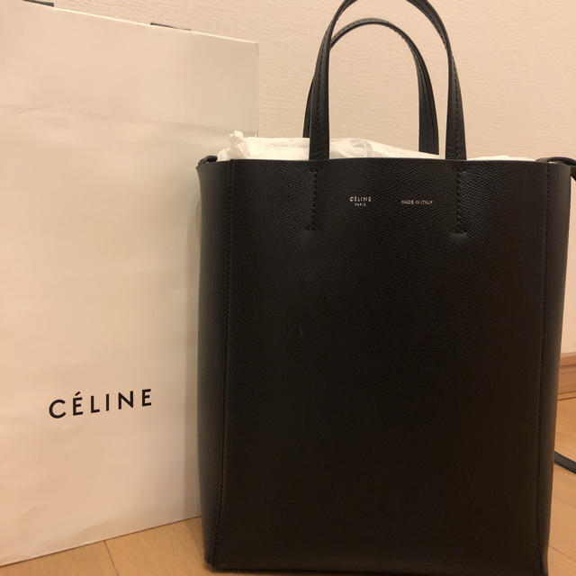 Celine セリーヌ スモールカバ ブラック 旧ロゴ-