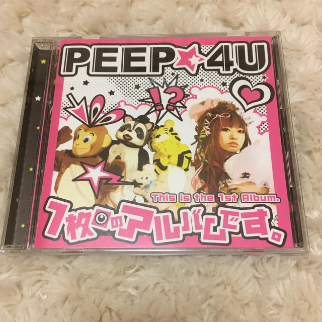 PEEP☆4U 1枚目のアルバムです。 エンタメ/ホビーのCD(ポップス/ロック(邦楽))の商品写真