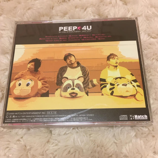 PEEP☆4U 1枚目のアルバムです。 エンタメ/ホビーのCD(ポップス/ロック(邦楽))の商品写真