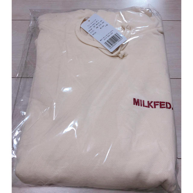 MILKFED.(ミルクフェド)の【新品】MILKFED.パーカー オフホワイト レディースのトップス(パーカー)の商品写真