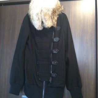 マウジー(moussy)のmoussy　コート　モッズ　ファー　未使用(モッズコート)