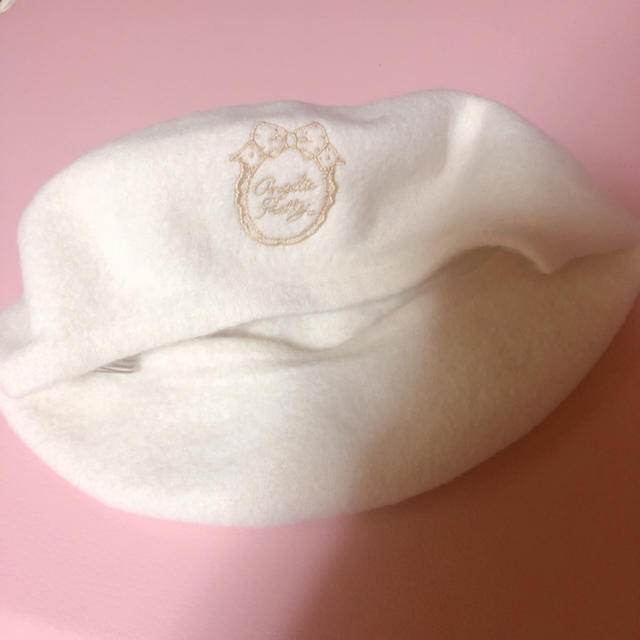 Angelic Pretty(アンジェリックプリティー)のAngelic Pretty フレームリボンロゴ刺繍ベレー レディースの帽子(ハンチング/ベレー帽)の商品写真