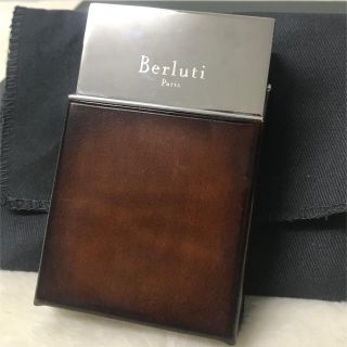 ベルルッティ(Berluti)のBerluti ベルルッティ シルバー&レザー シガー&カードケース(タバコグッズ)