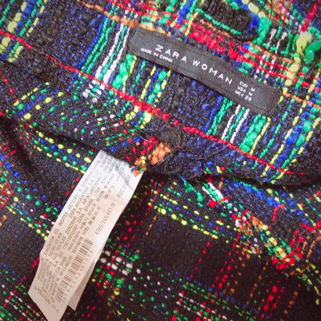 ZARA(ザラ)のZARA チェックツイードスカート ベルト付き レディースのスカート(ロングスカート)の商品写真